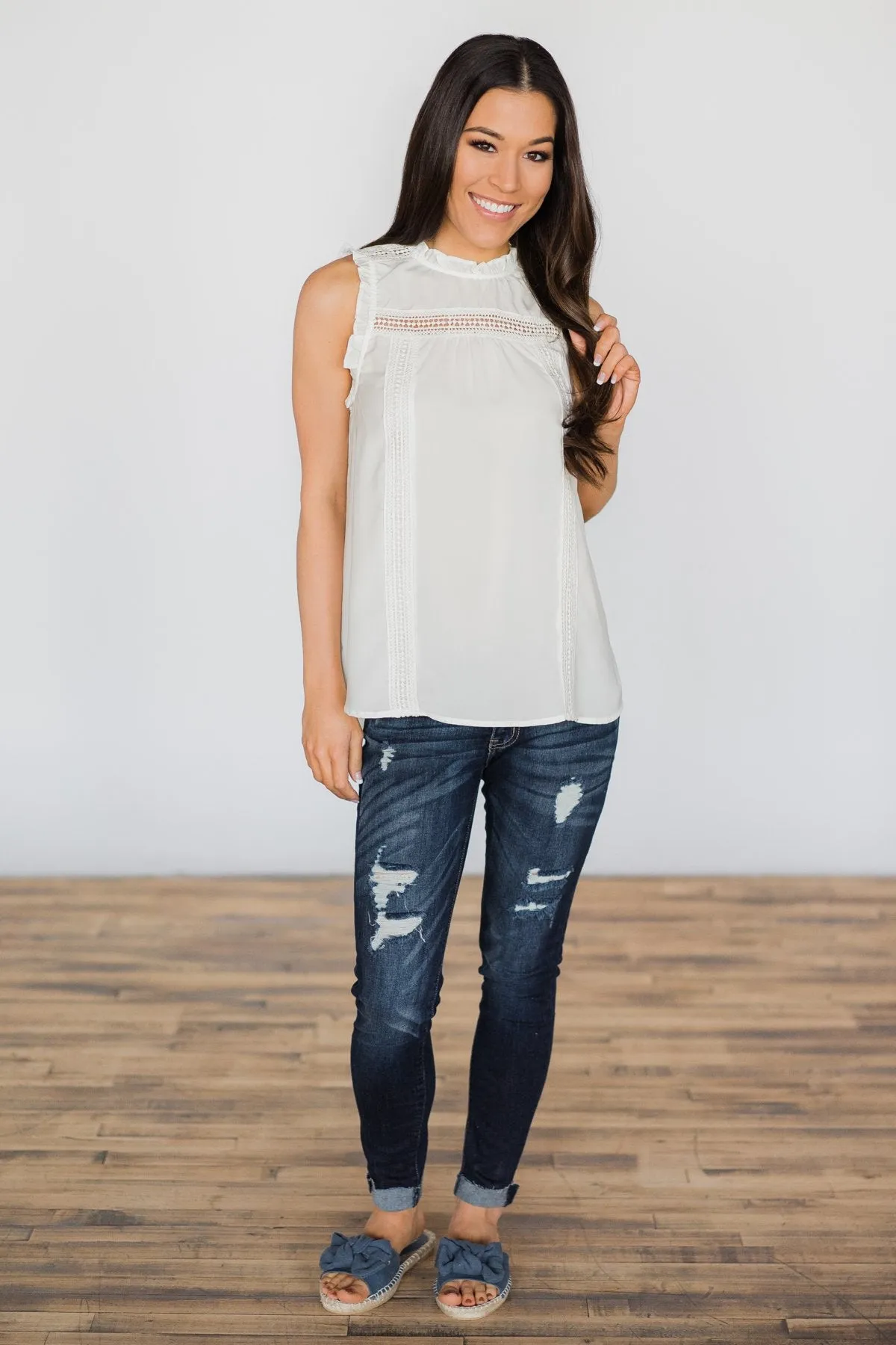 Some Kind Of Love Tank Top - Ivory