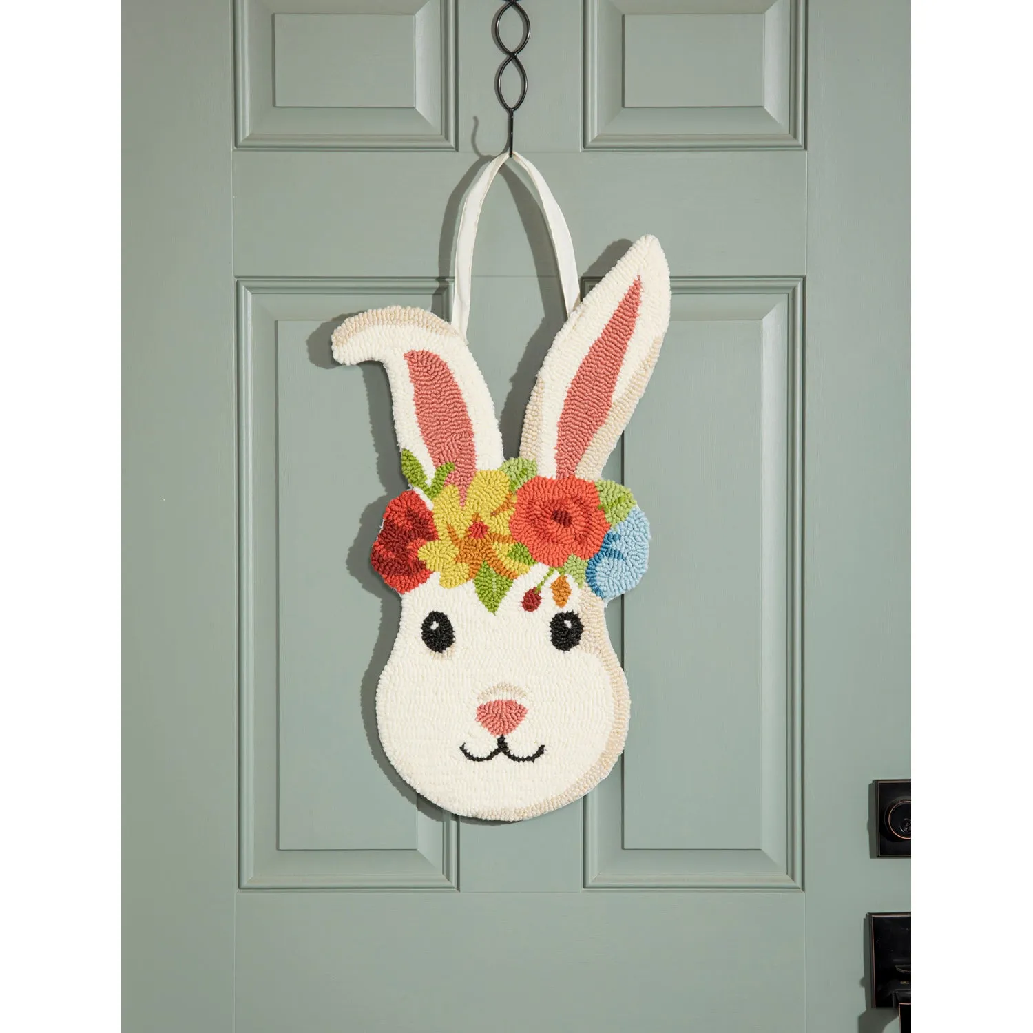 Spring Bunny Hooked Door Décor,2dhp2380