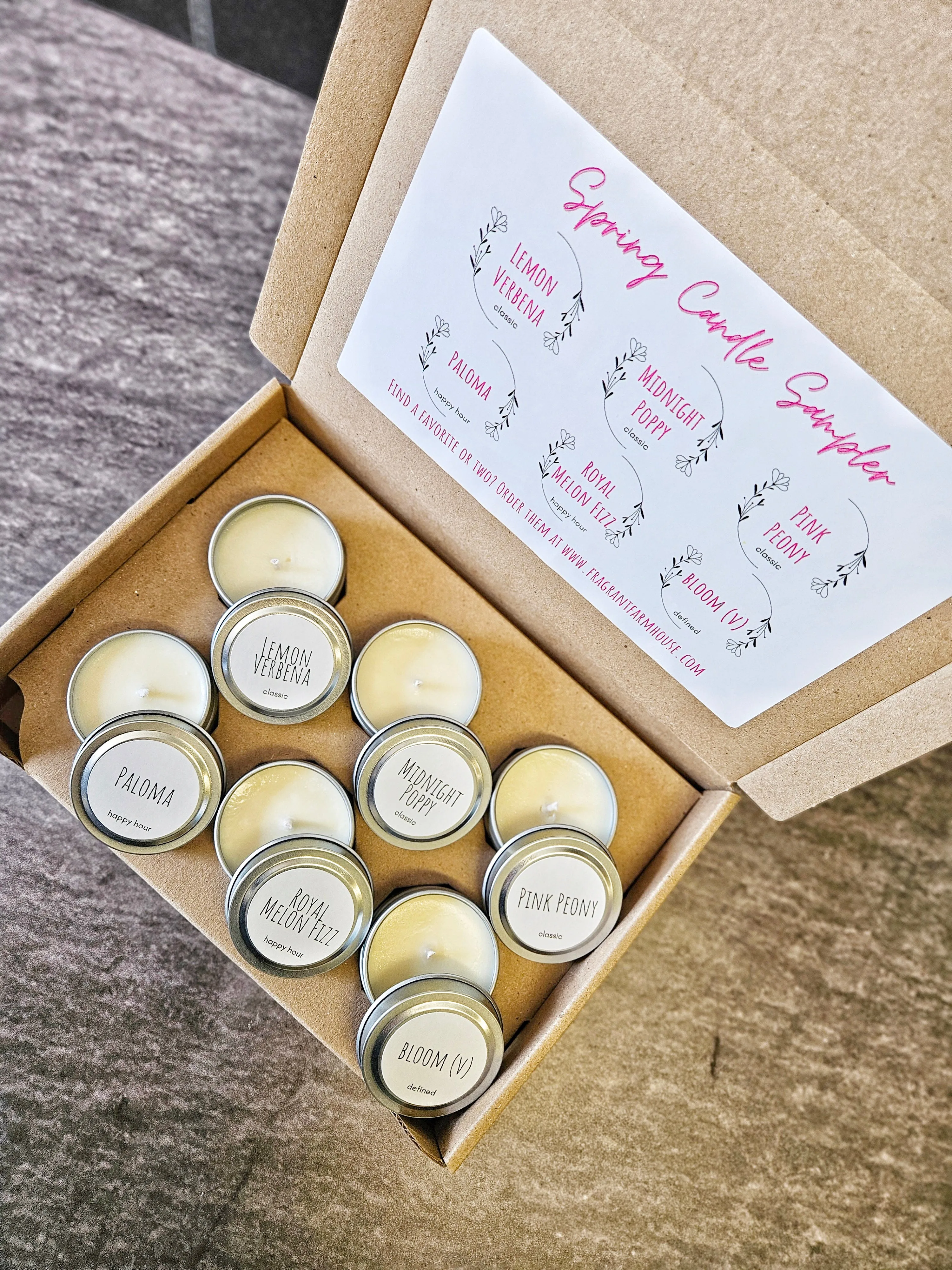 Spring Candle Sampler