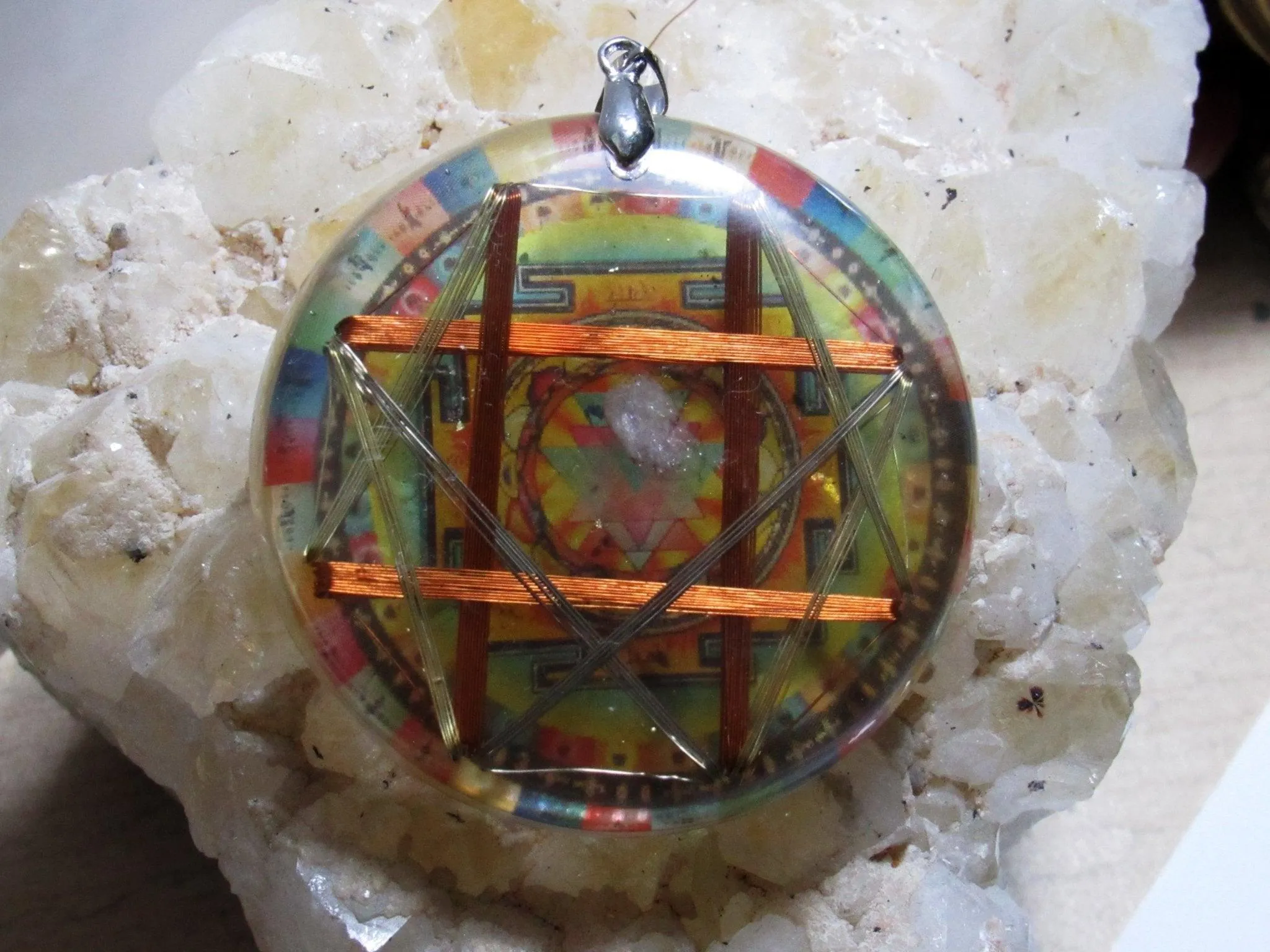 Sri Yantra Quantum Condenser
