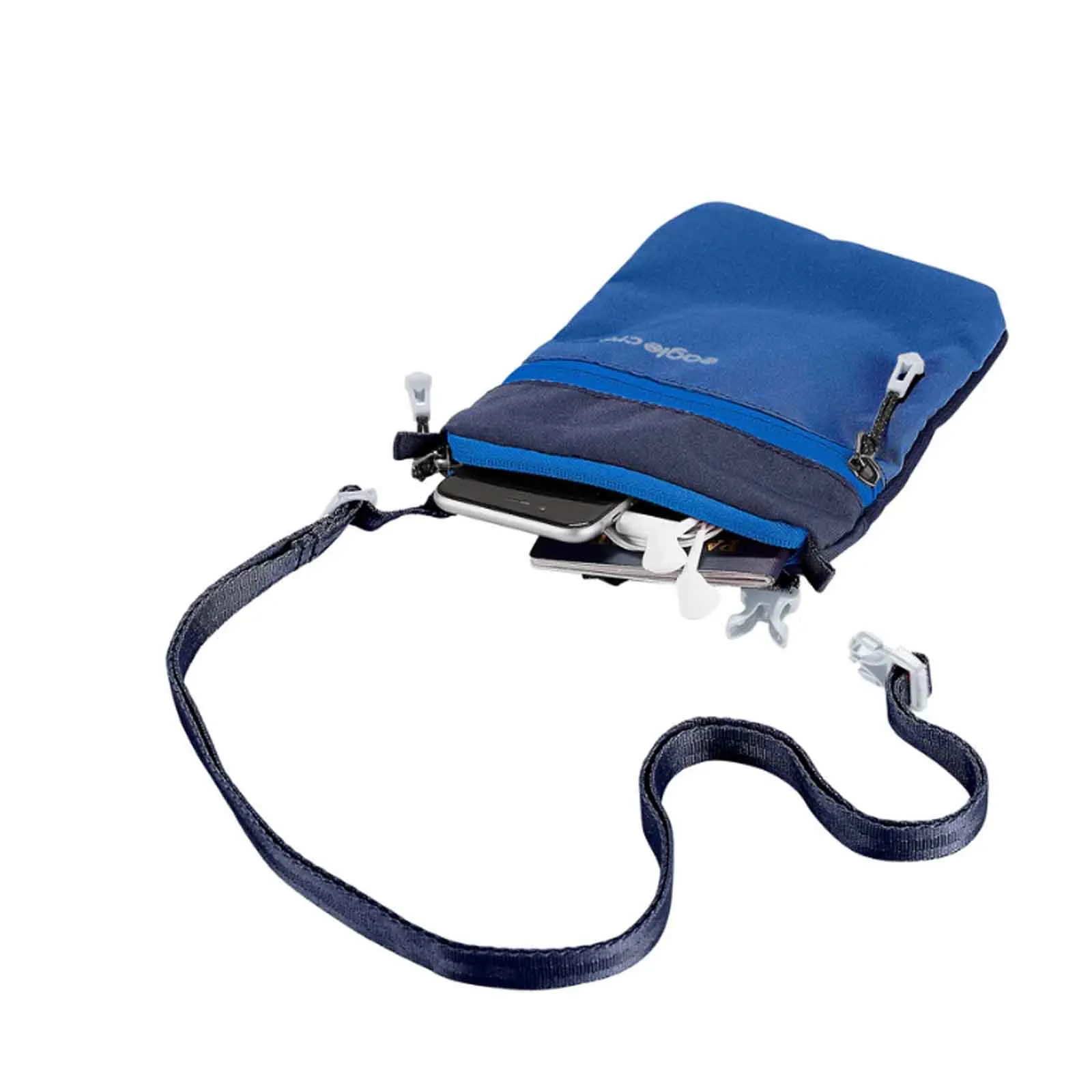 Stash Neck Pouch Aizome Blue