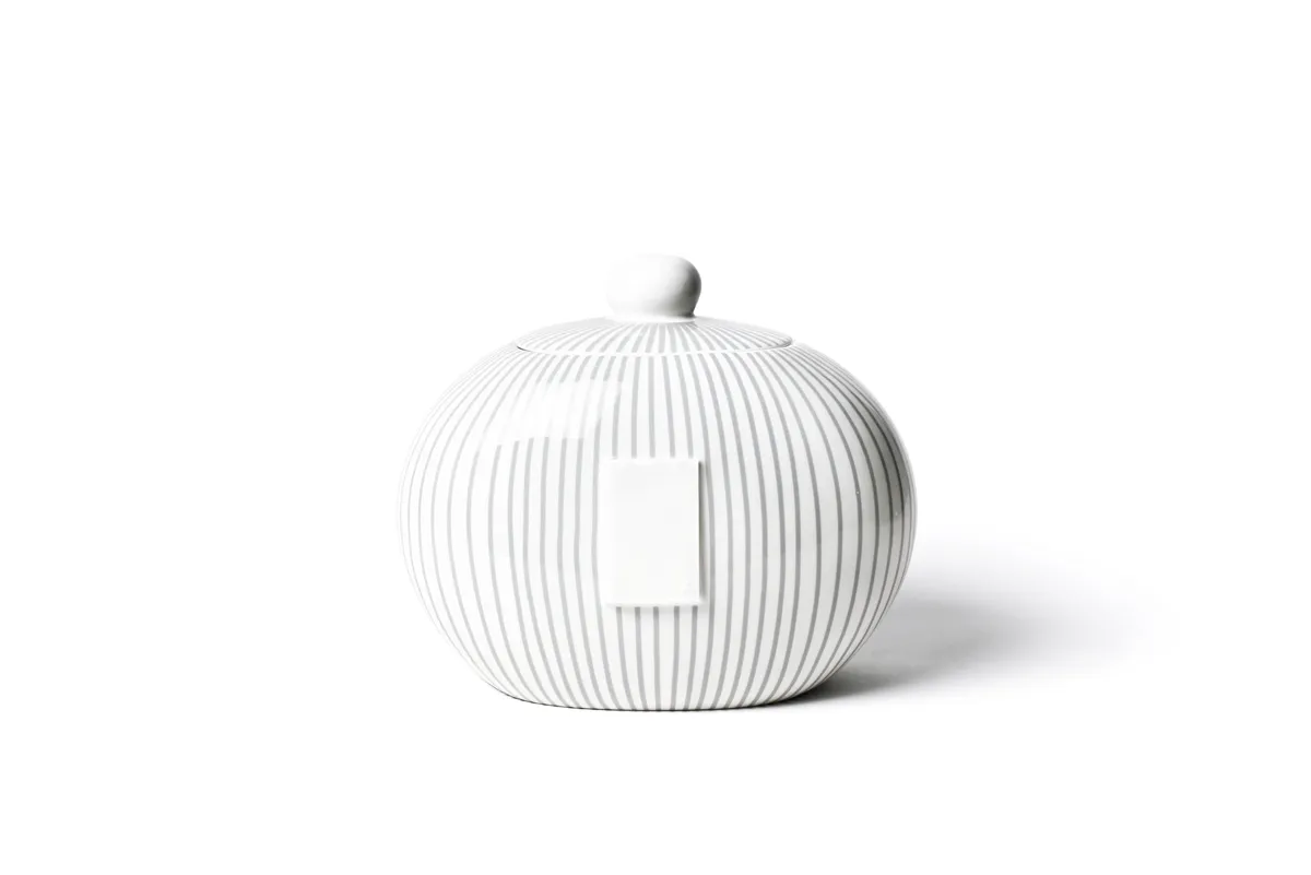 Stone Skinny Stripe Big Cookie Jar
