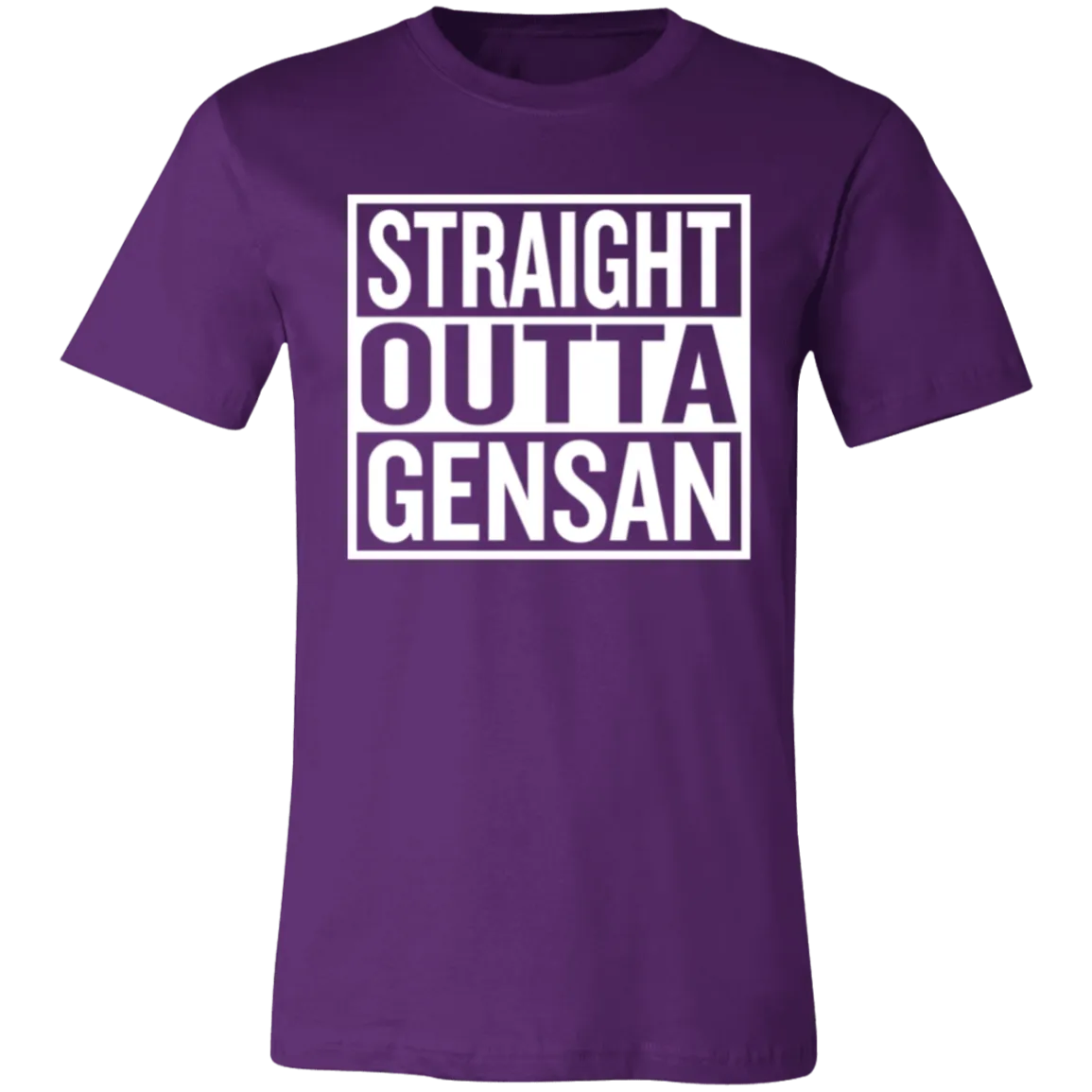 Straight Outta Gensan Unisex Jersey T-Shirt