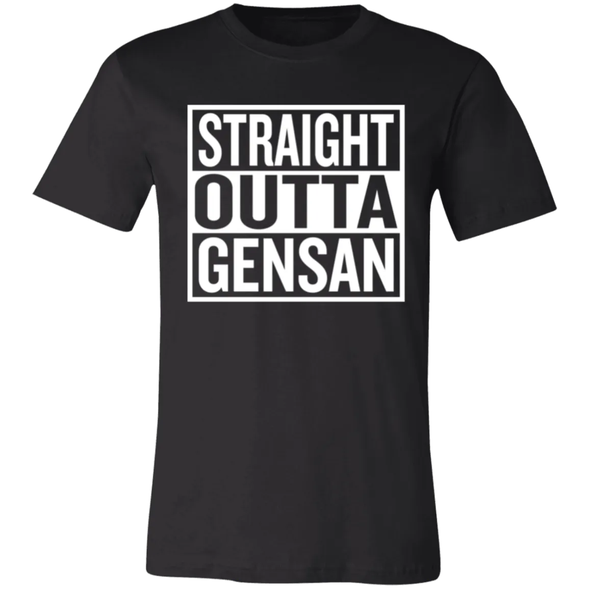Straight Outta Gensan Unisex Jersey T-Shirt