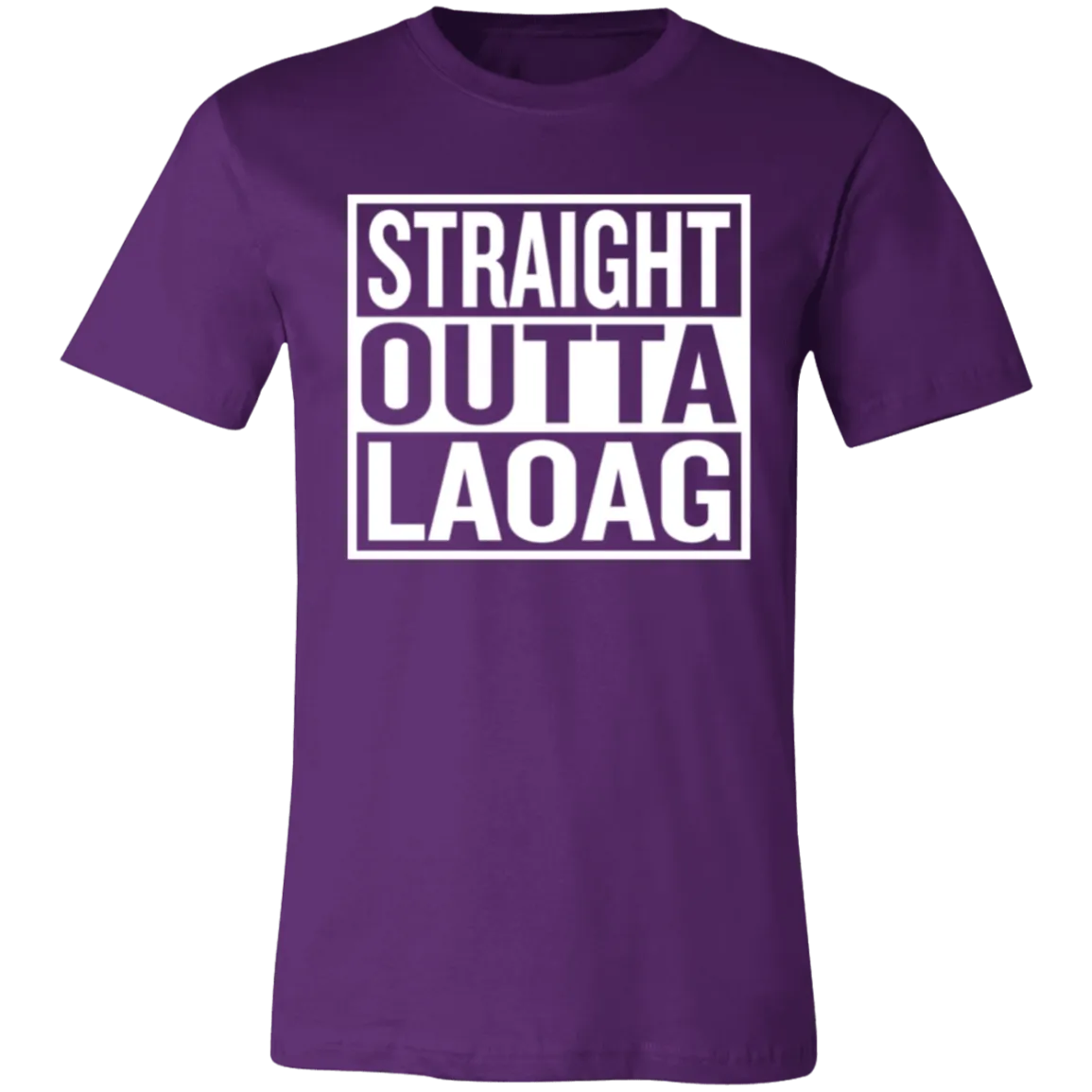 Straight Outta Laoag Unisex Jersey T-Shirt