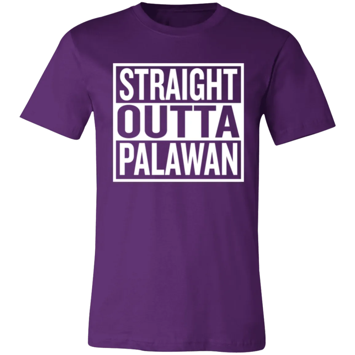 Straight Outta Palawan Unisex Jersey T-Shirt