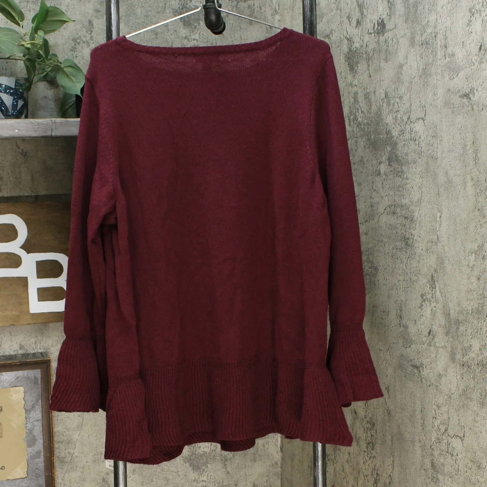 Style & Co. Women's Plus Size Ruffled Sweater