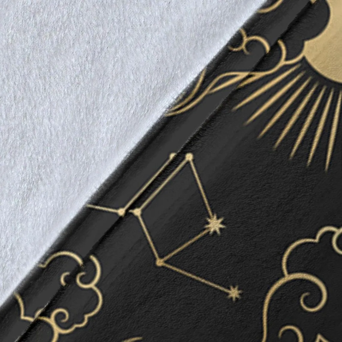 Sun And Moon Bohemian 3D Printed Blanket
