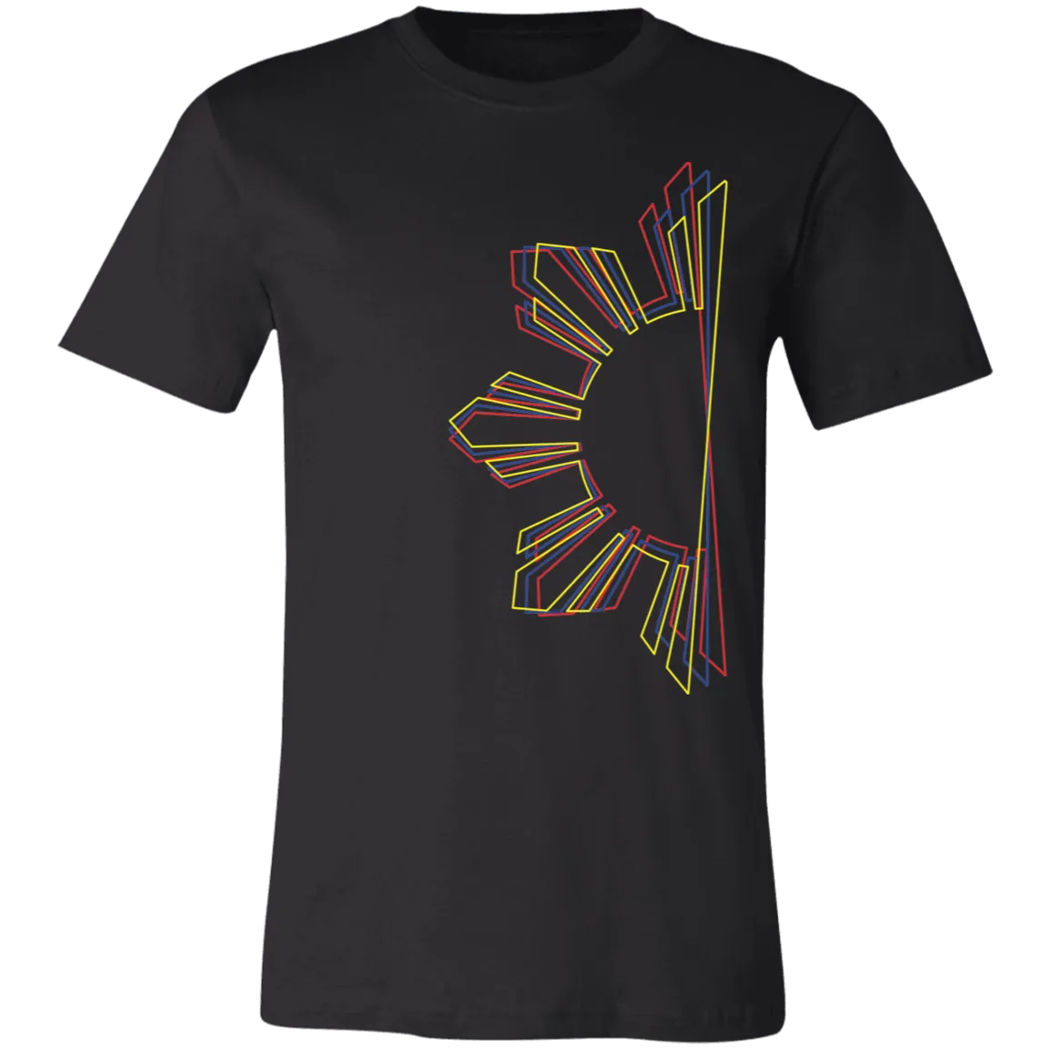 Sun and Stars 3D Unisex Jersey T-Shirt