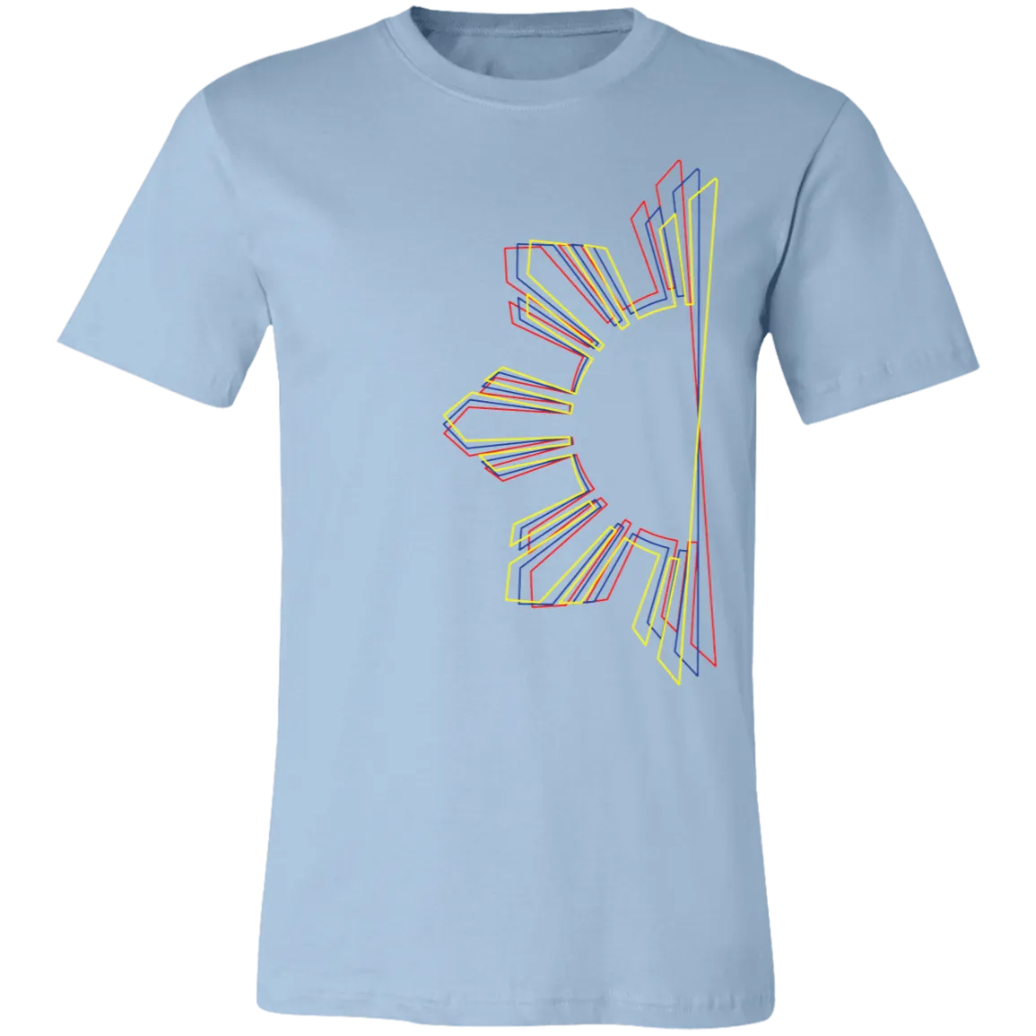 Sun and Stars 3D Unisex Jersey T-Shirt