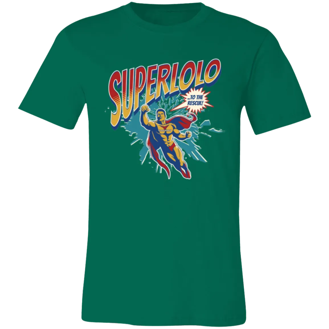 Super Lolo To The Rescue Unisex Jersey T-Shirt