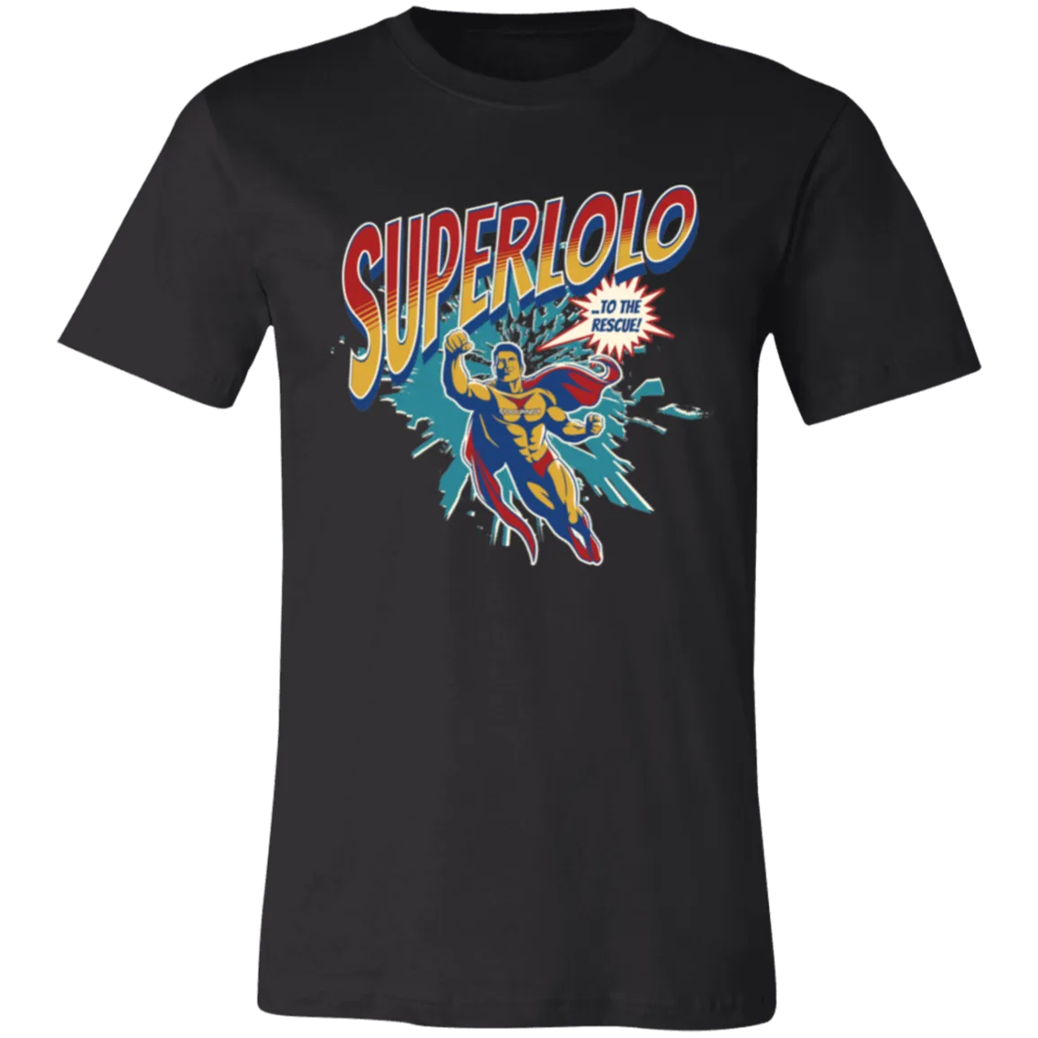 Super Lolo To The Rescue Unisex Jersey T-Shirt