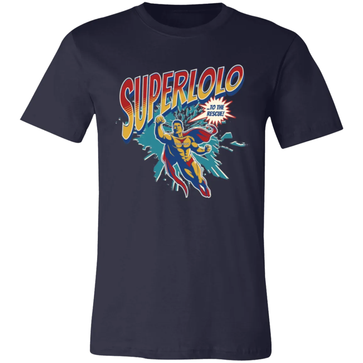 Super Lolo To The Rescue Unisex Jersey T-Shirt