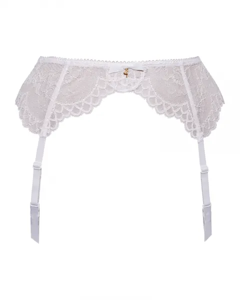 Superboost Lace Suspender - White -