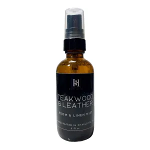 Teakwood & Leather Room & Linen Mist