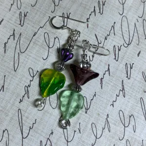 Tiny Evil Genius Earrings: Spring