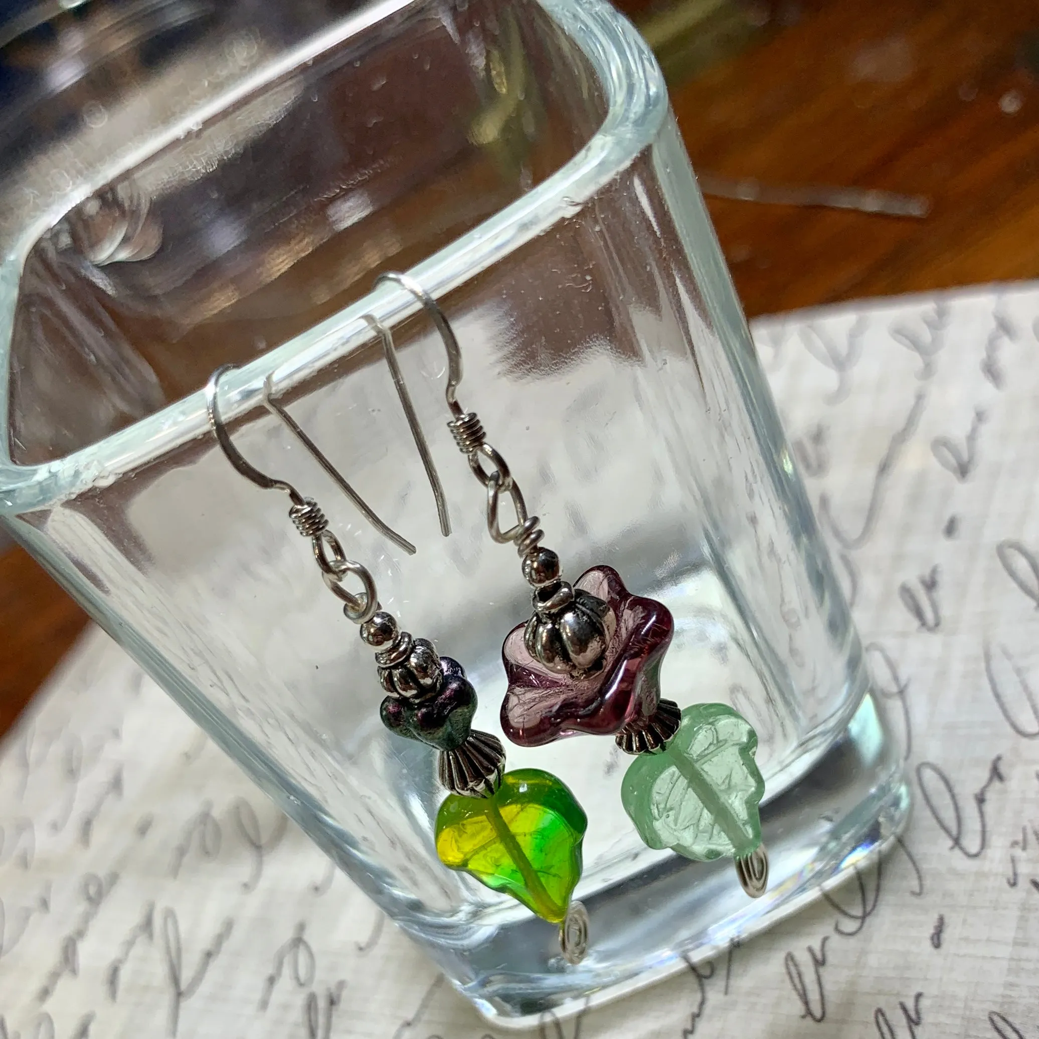Tiny Evil Genius Earrings: Spring