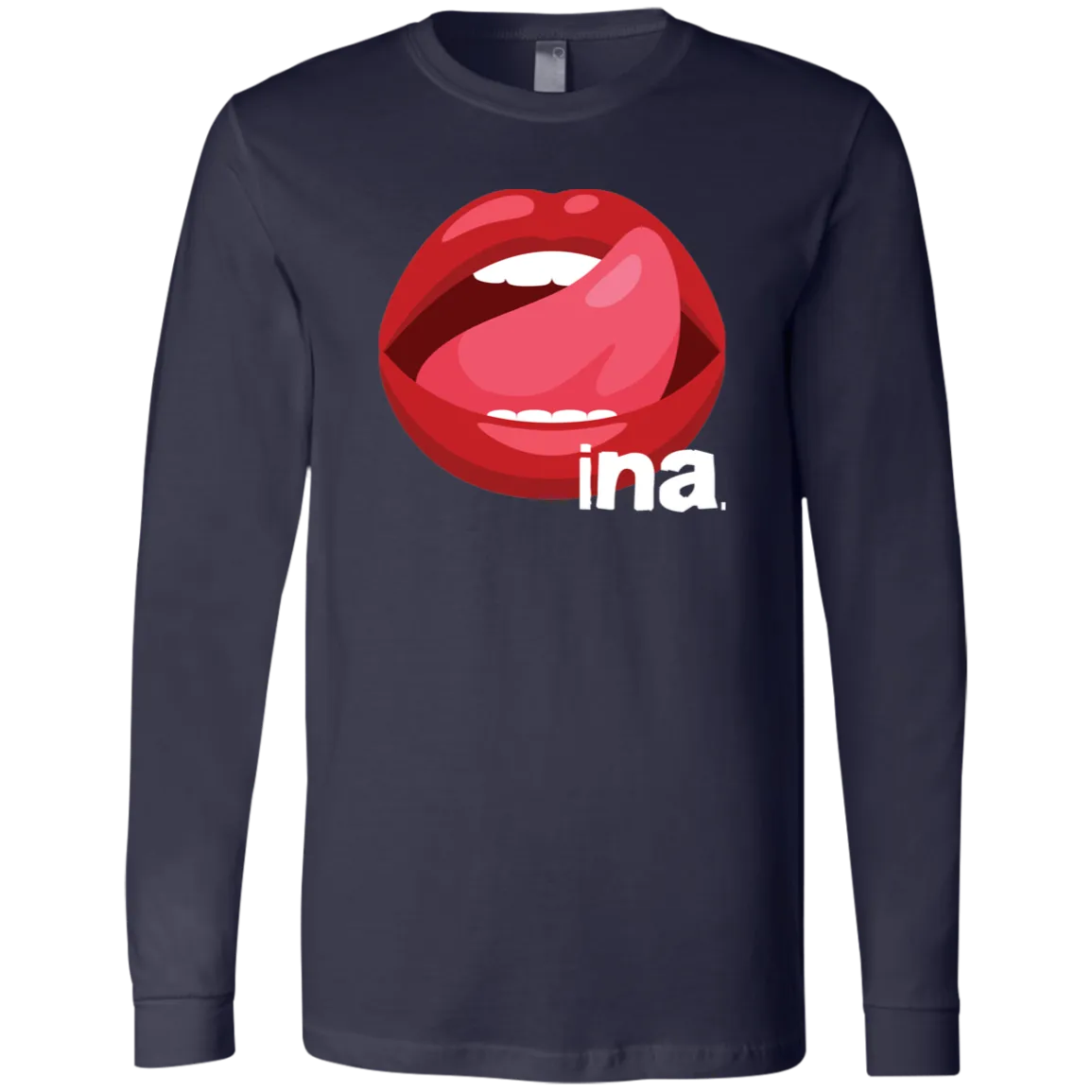 Tongue Ina Unisex Jersey Long Sleeve T-Shirt
