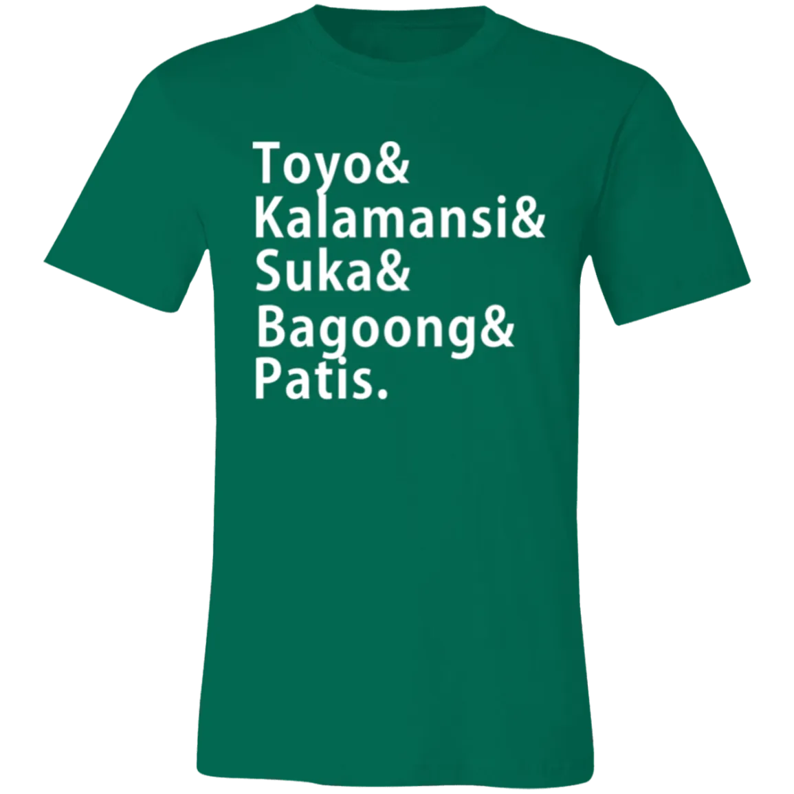 Toyo Kalamansi Suka Bagoong Patis Unisex Jersey T-Shirt