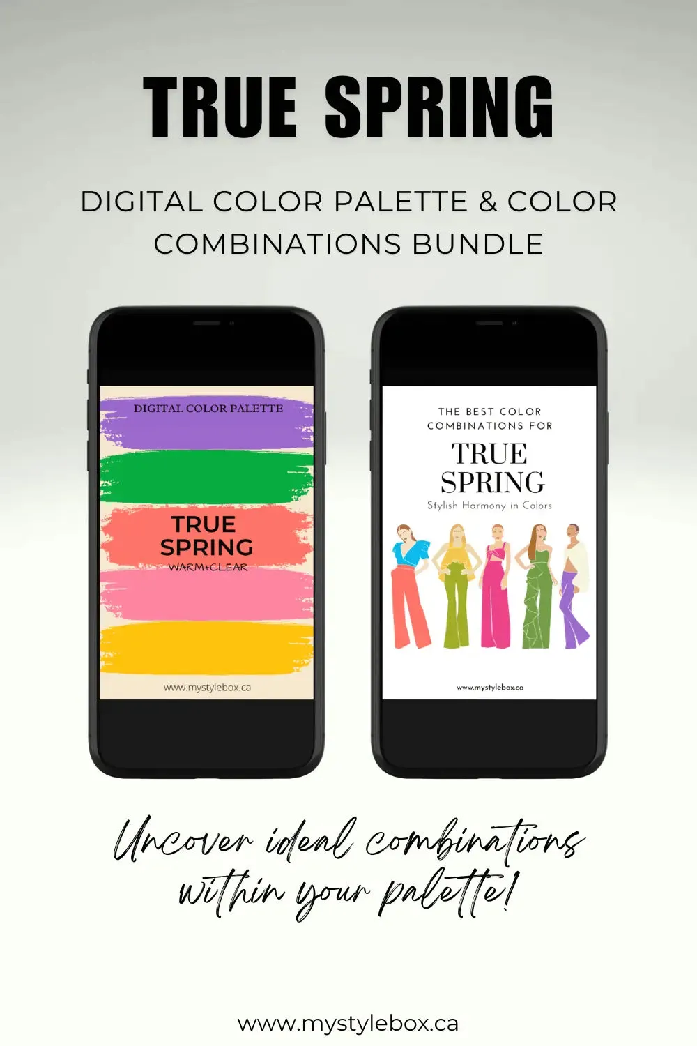 True (Warm) Spring Season Color Palette