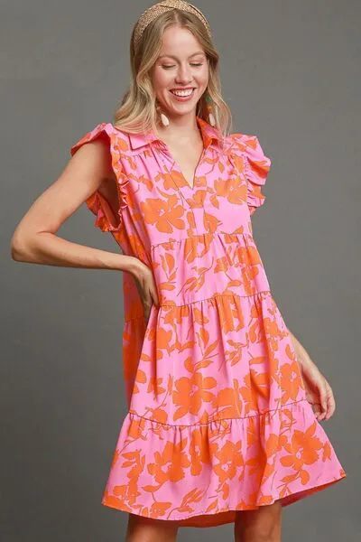Umgee Dreamsicle Tiered Dress