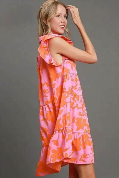 Umgee Dreamsicle Tiered Dress
