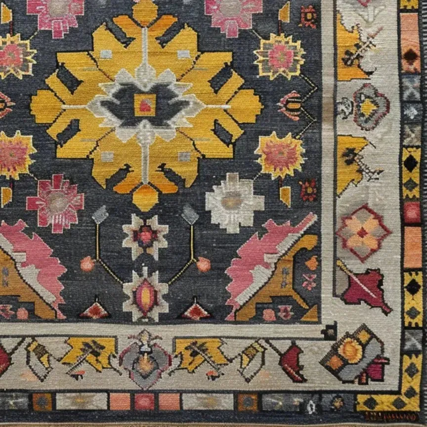 Vintage Tribal Hand Knotted Area Rug
