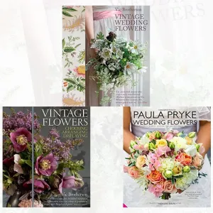 Vintage Wedding Flowers,Vintage Flowers and Paula Pryke Wedding Flowers 3 Books  Set