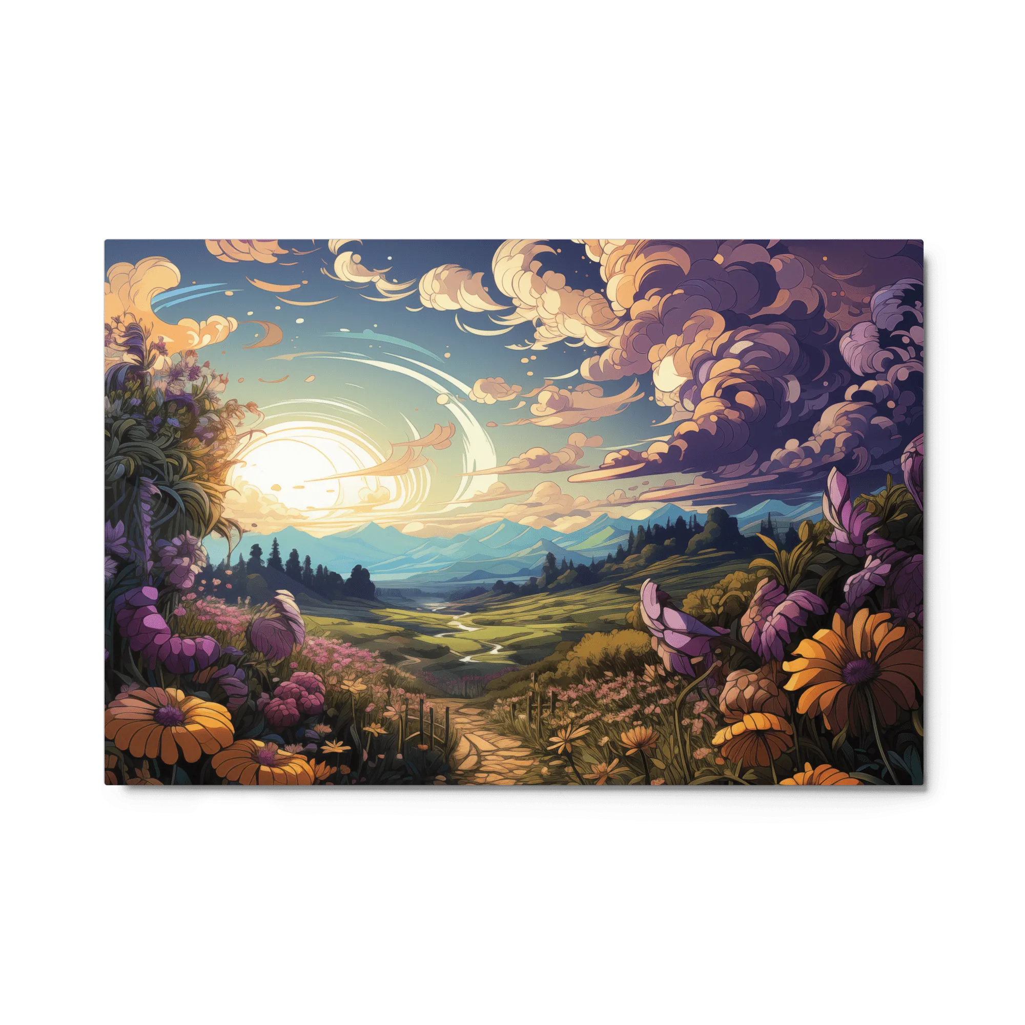 Violet Tendencies Of Spring Metal Prints