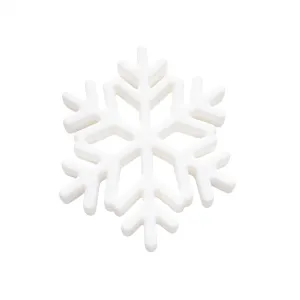 White Snowflake Teether