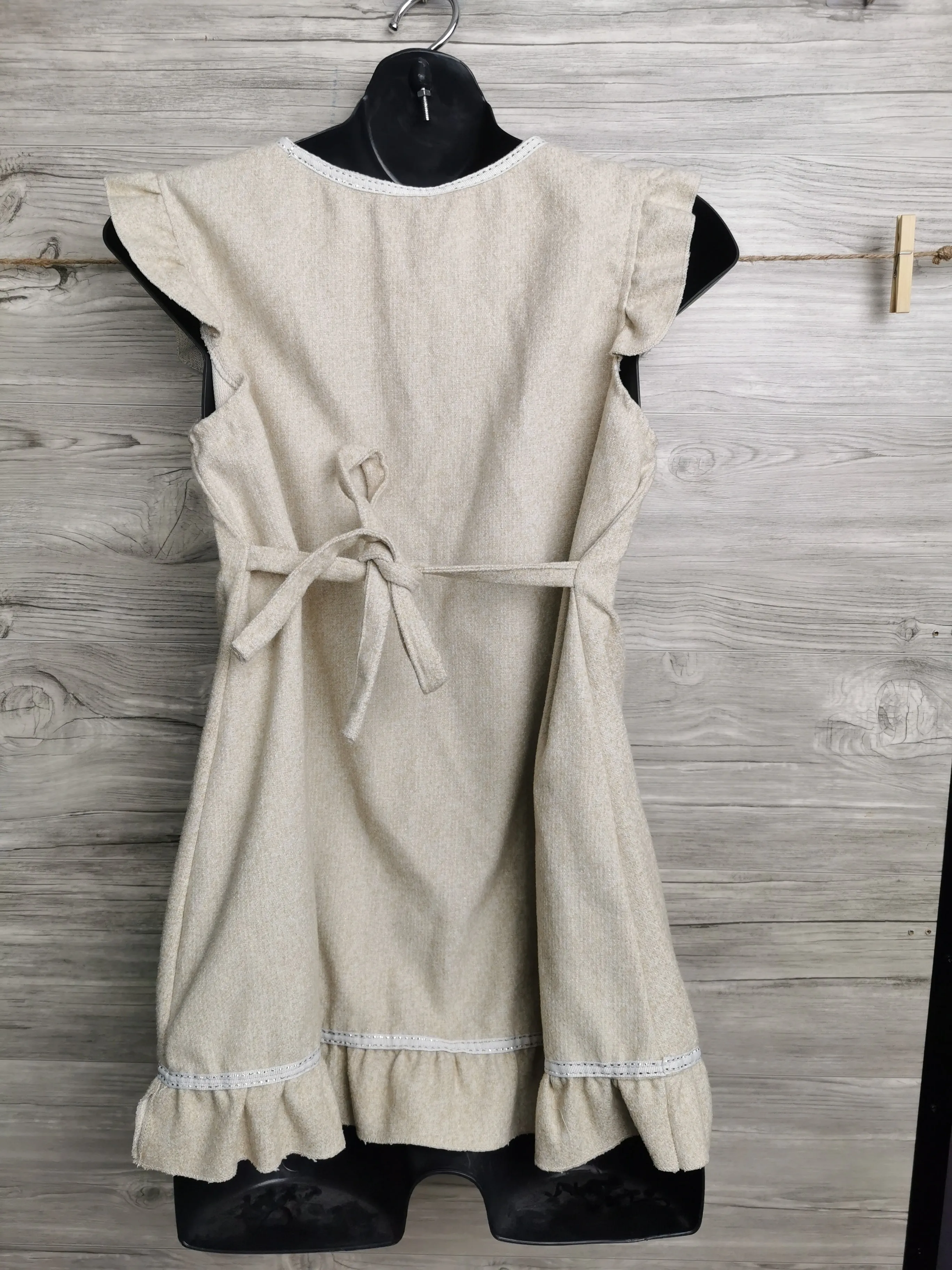 WOMENS SIZE SMALL / MEDIUM - Maternity Dress Top (Wool blend) Ruffled EUC B1