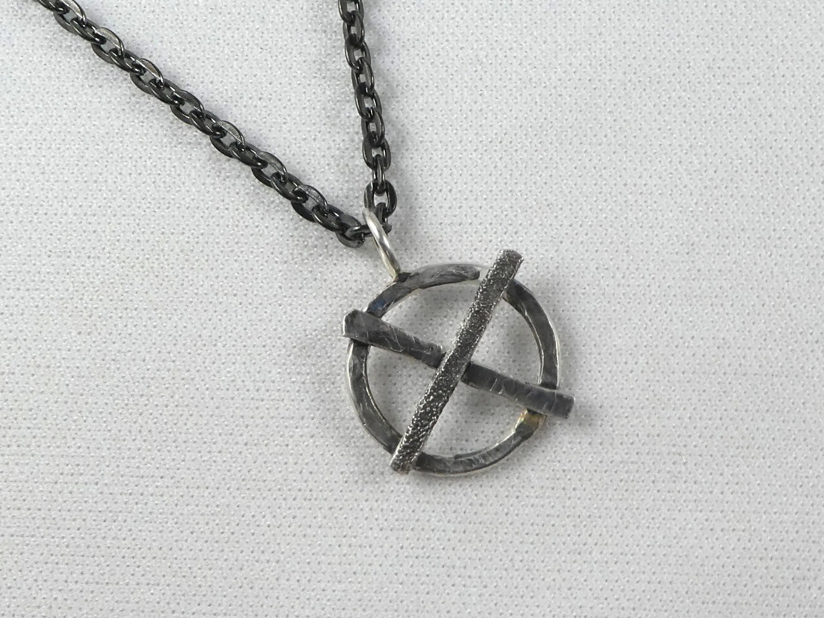 X's and O's Sterling Silver Necklace